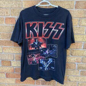RARE 2009 Kiss Concert Band T Shirt 'If its too loud youre too old' Large